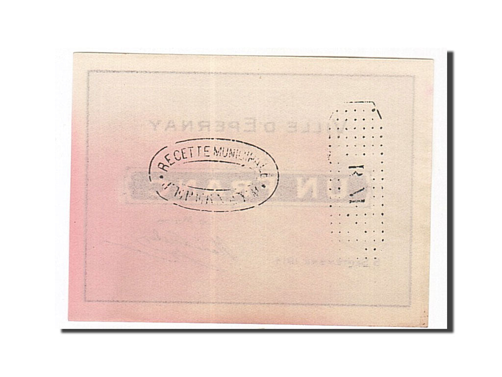 Banknote, Pirot:51-16, 1 Franc, 1914, France, AU(55-58), Epernay