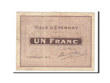 France, Epernay, 1 Franc, 1914, VF(30-35), Pirot:51-16