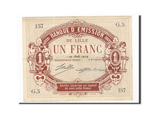Billet, France, Lille, 1 Franc, 1914, TB+, Pirot:59-1589