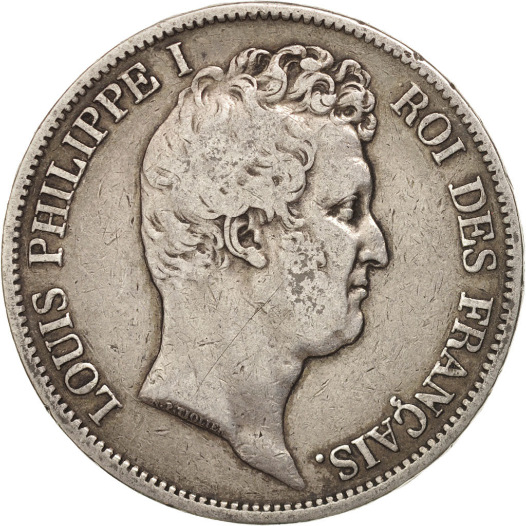 France, Louis-Philippe, 5 Francs, 1831, Paris, VF(20-25), Silver, KM:736.1