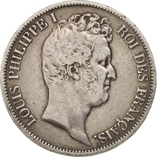 France, Louis-Philippe, 5 Francs, 1831, Paris, VF(20-25), Silver, KM:736.1
