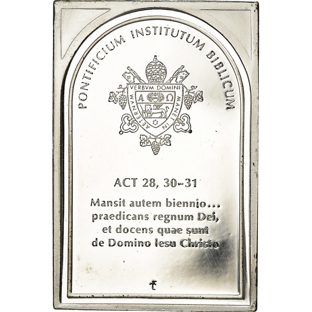 Vatican, Medal, Institut Biblique Pontifical, Actes 28, 30-31, Religions &