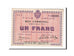 Geldschein, Frankreich, Seclin, 1 Franc, 1914, UNZ, Pirot:59-2302