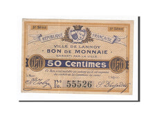 Billet, France, Lannoy, 50 Centimes, SUP, Pirot:59-1478