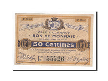 Geldschein, Frankreich, Lannoy, 50 Centimes, VZ, Pirot:59-1478