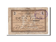 France, Hirson, 2 Francs, 1915, VG(8-10), Pirot:02-1182