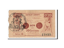 Billet, France, Valenciennes, 20 Centimes, 1914, TTB+, Pirot:59-2538