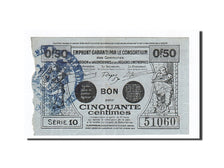 Billete, 50 Centimes, Pirot:59-2564, 1916, Francia, EBC, Valenciennes