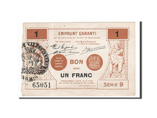 Billete, 1 Franc, Pirot:59-2540, 1914, Francia, MBC+, Valenciennes