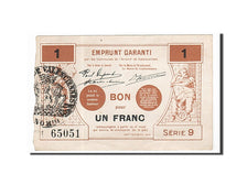 Geldschein, Frankreich, Valenciennes, 1 Franc, 1914, SS+, Pirot:59-2540