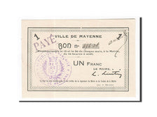 Banknote, Pirot:53-08, 1 Franc, France, UNC(63), Mayenne