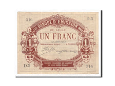 Geldschein, Frankreich, Lille, 1 Franc, 1914, SS, Pirot:59-1589