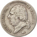 France, Louis XVIII, 5 Francs, 1824, La Rochelle, VF(20-25), Silver, KM:711.5