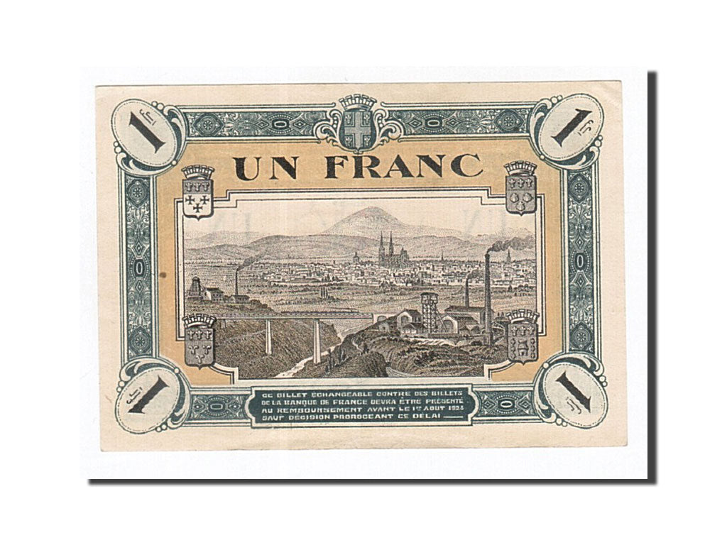 France, Clermont-Ferrand, 1 Franc, AU(55-58), Pirot:40-7