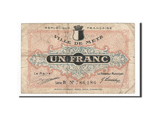 Francia, Metz, 1 Franc, 1918, BC, Pirot:131-4