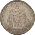 Coin, France, Hercule, 5 Francs, 1873, Bordeaux, AU(55-58), Silver, KM:820.2