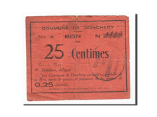 Banconote, Pirot:08-114, B+, Donchery, 25 Centimes, 1915, Francia