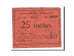 Billete, 25 Centimes, Pirot:08-114, 1915, Francia, RC+, Donchery