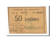 Billet, France, Donchery, 50 Centimes, 1915, TB+, Pirot:08-115