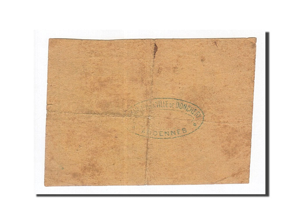 Billet, France, Donchery, 50 Centimes, 1915, TB+, Pirot:08-115