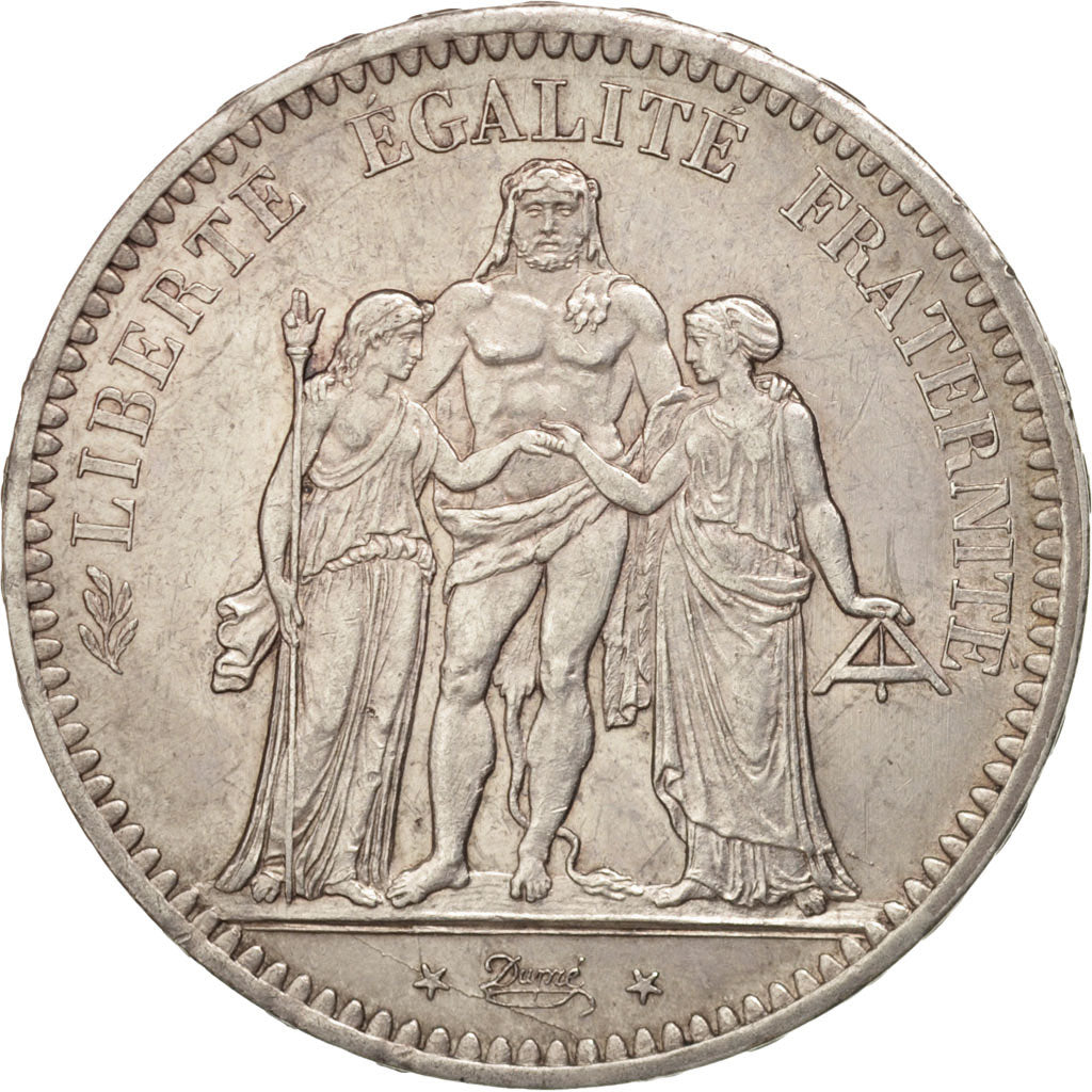 Coin, France, Hercule, 5 Francs, 1849, Paris, AU(55-58), Silver, KM:756.1