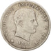 ITALIAN STATES, KINGDOM OF NAPOLEON, 5 Lire, 1811, Milan, VF(20-25), KM 10.4