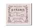 Geldschein, Frankreich, Rousies, 3 Francs, 1914, SS+