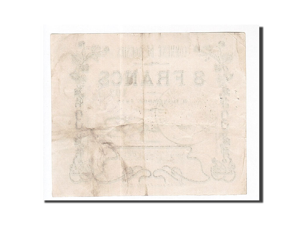 Banknote, 3 Francs, 1914, France, VF(30-35), Rousies