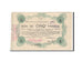 Billete, 5 Francs, Pirot:59-2375, 1914, Francia, EBC, Solre-le-Château