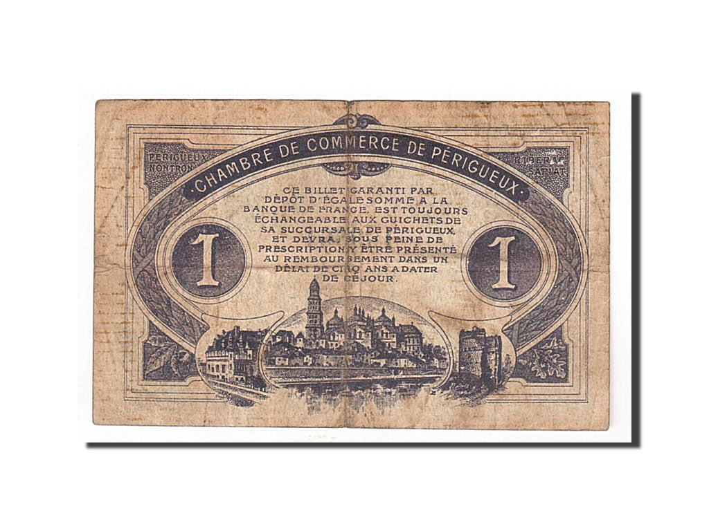 Banknote, Pirot:98-18, 1 Franc, 1916, France, VF(20-25), Perigueux