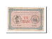 Banknote, Pirot:23-9, 1 Franc, 1915, France, VF(30-35), Belfort
