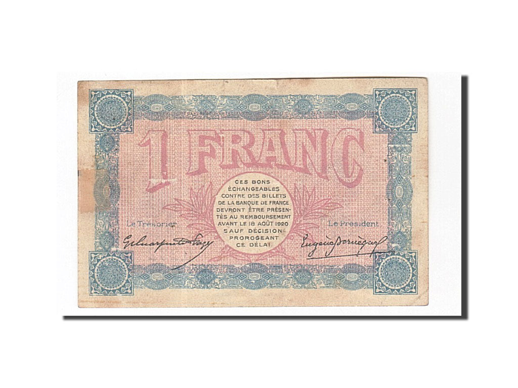 Banknote, Pirot:23-9, 1 Franc, 1915, France, VF(30-35), Belfort