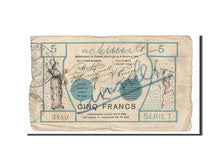 Billete, 5 Francs, Pirot:59-1664, 1914, Francia, BC, Louvroil