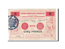Banconote, Pirot:59-2568, BB, Valenciennes, 5 Francs, 1916, Francia