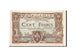 Billete, 100 Francs, Pirot:59-1652, 1917, Francia, EBC+, Lille