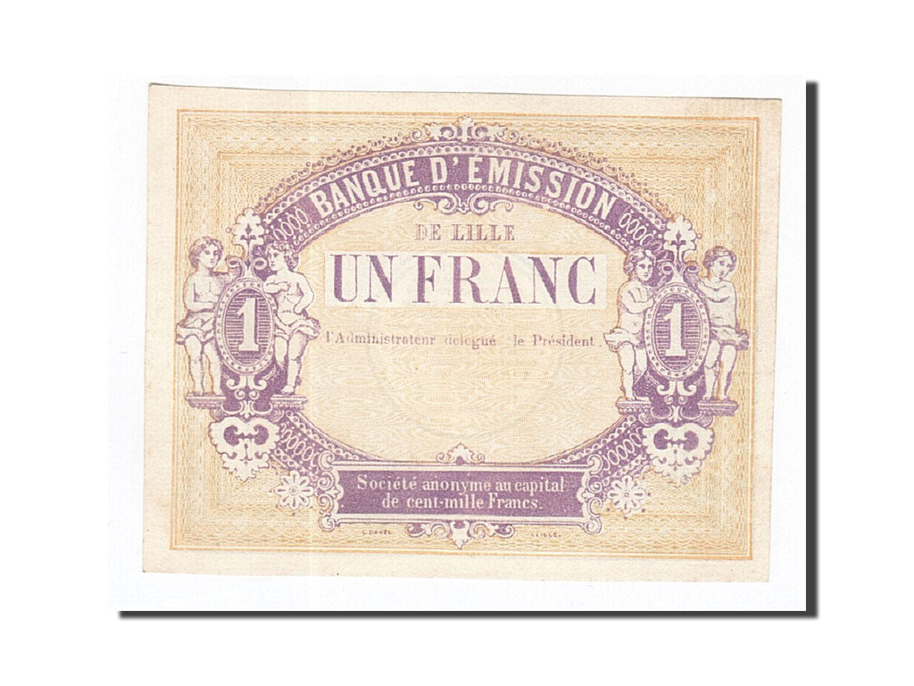 Billet, France, Lille, 1 Franc, SPL, Pirot:59-1589
