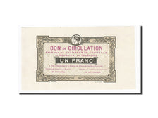 Banknote, Pirot:109-1, 1 Franc, 1914, France, UNC(65-70), Roubaix et Tourcoing