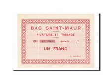 Banconote, Pirot:62-53, SPL, Bac Saint-Maur, 1 Franc, Francia