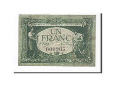 Banknot, Francja, Saint-Etienne, 1 Franc, 1921, VF(30-35), Pirot:114-7
