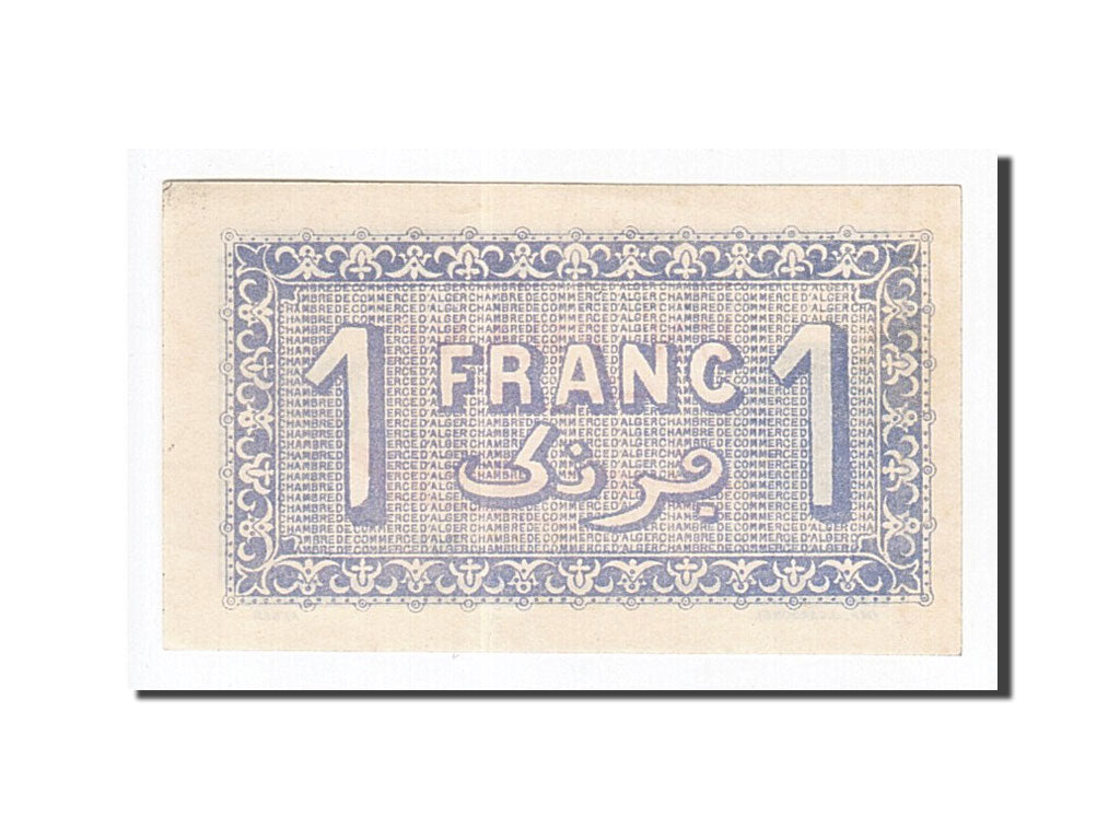 Banknote, Algeria, 1 Franc, 1921, 1921-06-22, UNC(65-70)