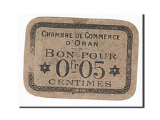 Algeria, Oran, 5 Centimes, 1916, EF(40-45), Pirot 141-48