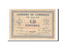 Banknote, Pirot:36-1, 50 Centimes, 1914, France, AU(55-58), Calais