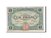 France, Calais, 1 Franc, 1916, EF(40-45), Pirot:36-25