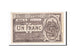 Banknote, Pirot:15-23, 1 Franc, 1920, France, UNC(63), Auch