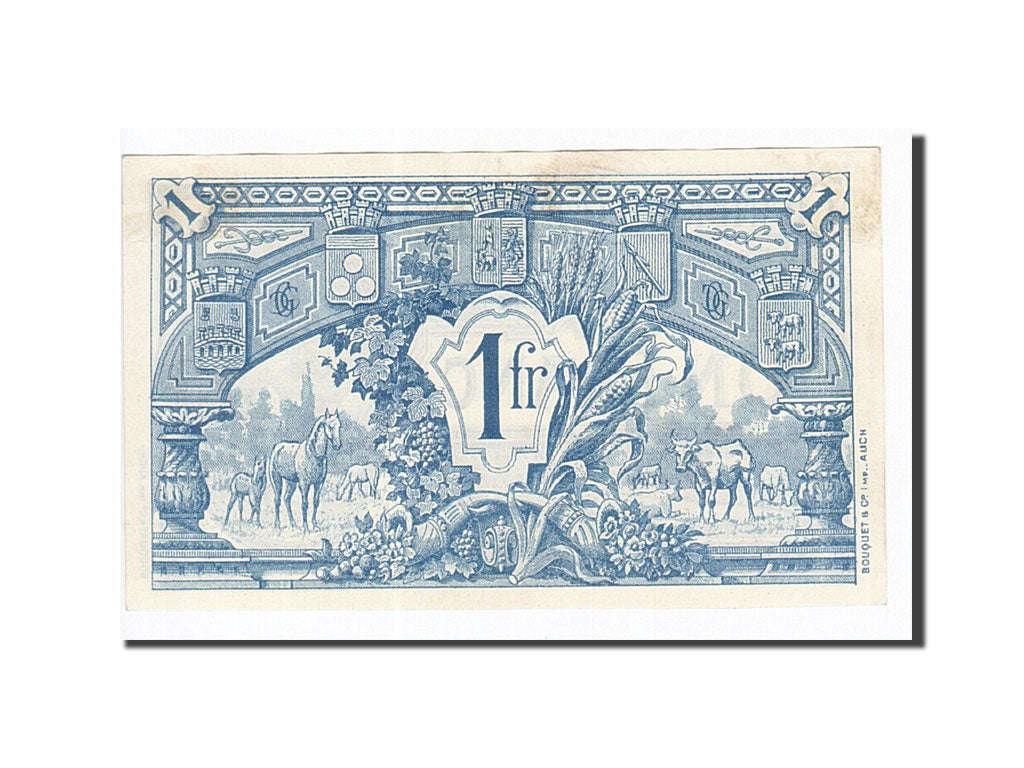 France, Auch, 1 Franc, 1916, NEUF, Pirot:15-10