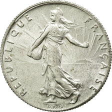 Coin, France, Semeuse, 50 Centimes, 1915, Paris, MS(60-62), Silver, KM:854