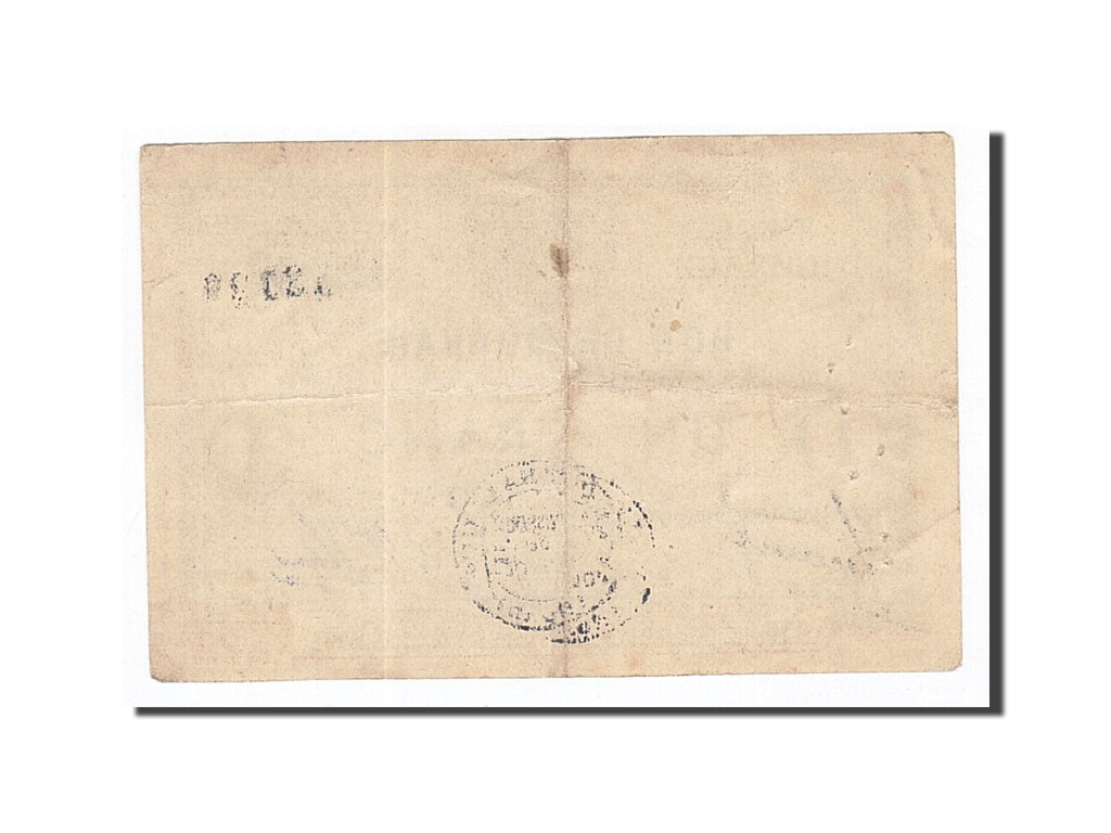 Banknote, Pirot:59-1257, 1 Franc, 1915, France, AU(50-53), Halluin