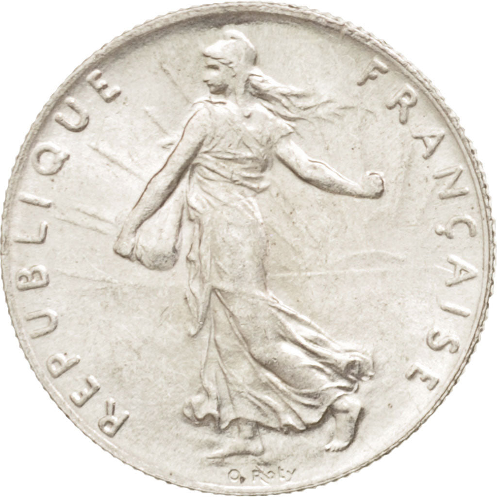 Frankreich, Semeuse, 50 Centimes, 1917, Paris, MS(60-62), Silver, KM:854