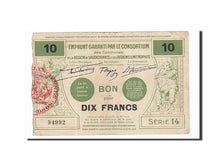 Banknote, Pirot:59-2569, 10 Francs, 1916, France, VF(30-35), Valenciennes