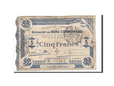 Banknote, Pirot:59-450, 5 Francs, 1914, France, VF(20-25), Cambrai